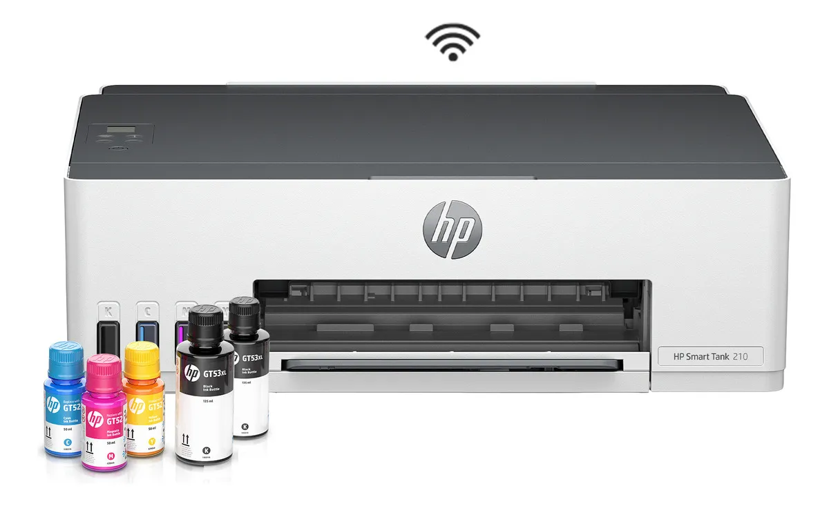 Impresora HP Smart Tank 210 Tinta Continua Color Wifi Smart App Dúplex Manual