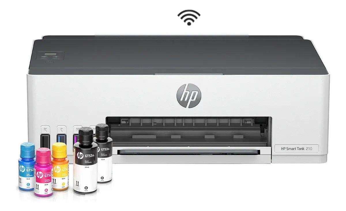 Impresora HP Smart Tank 210 Tinta Continua Color Wifi Smart App Dúplex Manual