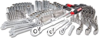 CRAFTSMAN Juego de herramientas mecánicas de 262 piezas, juego de dados maestros con caja de herramientas VERSASTACK de 3 cajones, juego de SAE/métrico (CMMT45309)