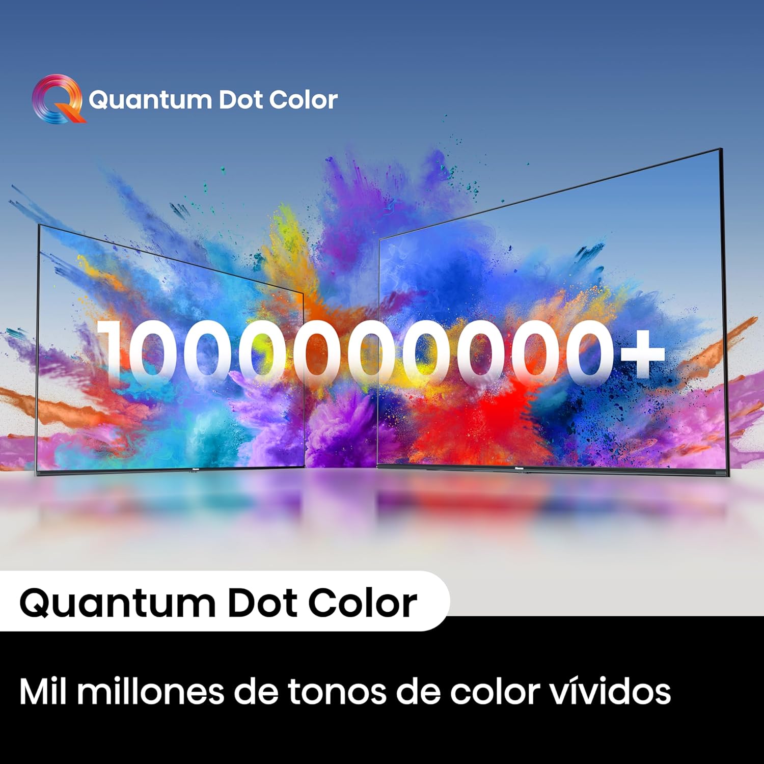 Hisense Pantalla QLED de 43" 43QD6N Google TV Works with Alexa 2024