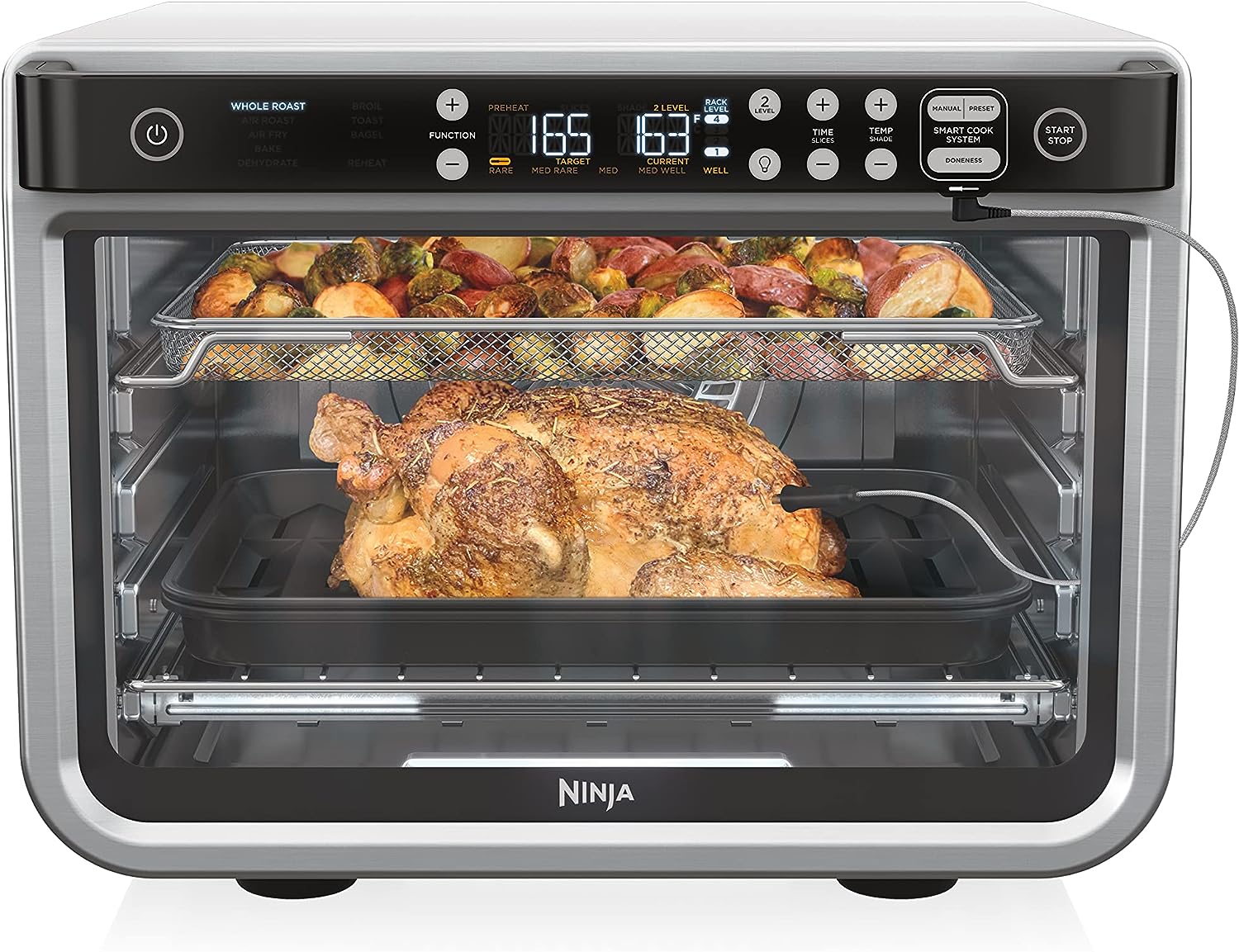 Ninja - Horno eléctrico con Air Fryer XL Pro 10 en 1, Foodi | DT251—Toalla de limpieza de doble espesor