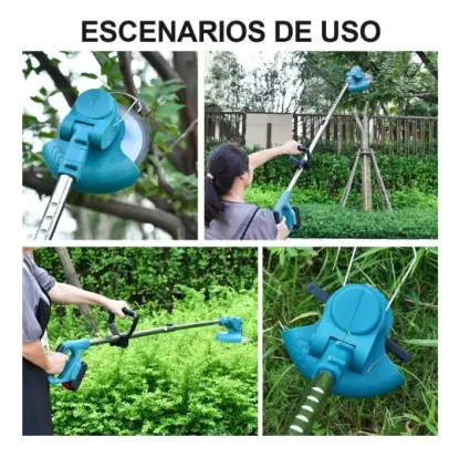 Desbrozadora Inalámbrica Electrica Podadora Cortadora Pasto