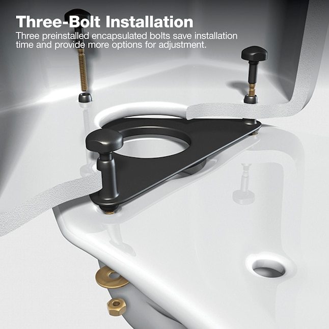 Inodoro de 2 piezas con cierre suave y altura de silla alargada blanca KOHLER Elliston WaterSense empotrable de 12 pulgadas, 1,28 GPF