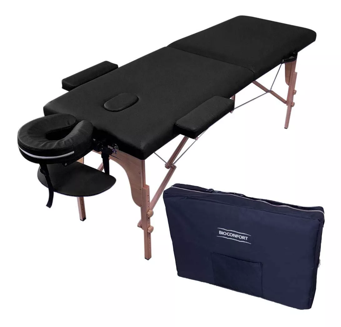 Camilla Masajes Profesional Tattoo Cama Spa Plegable Salón Color Negro
