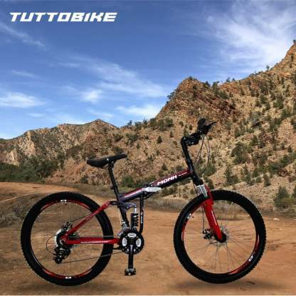 Bicicleta Montaña Rodada 26 21 Velocidades Plegable Klamp Monk MTB