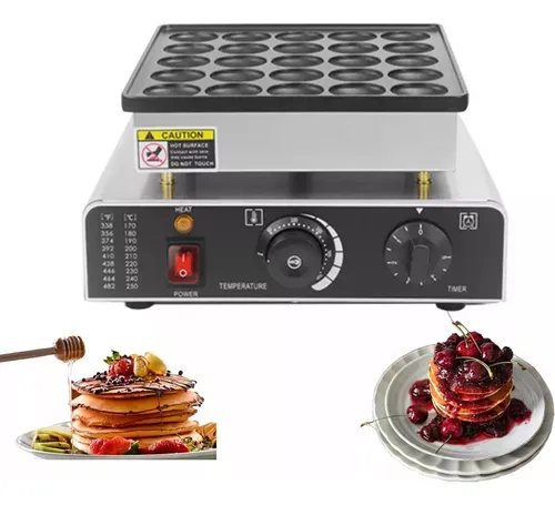 Curran HT2240 Maquina Electrica Industrial Comercial Mini Hotcakes 25pz Color Gris/Negro