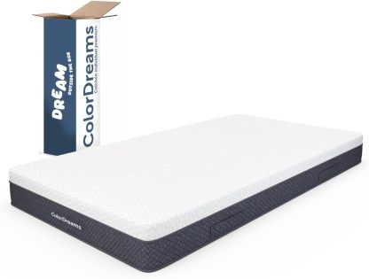 COLORDREAMS | Colchón en Caja Individual Memory – 100x190x23 cm - 6 Capas de Espuma de Alta Densidad – Manijas Reforzadas – Firmeza Justa – Hipoalergénico