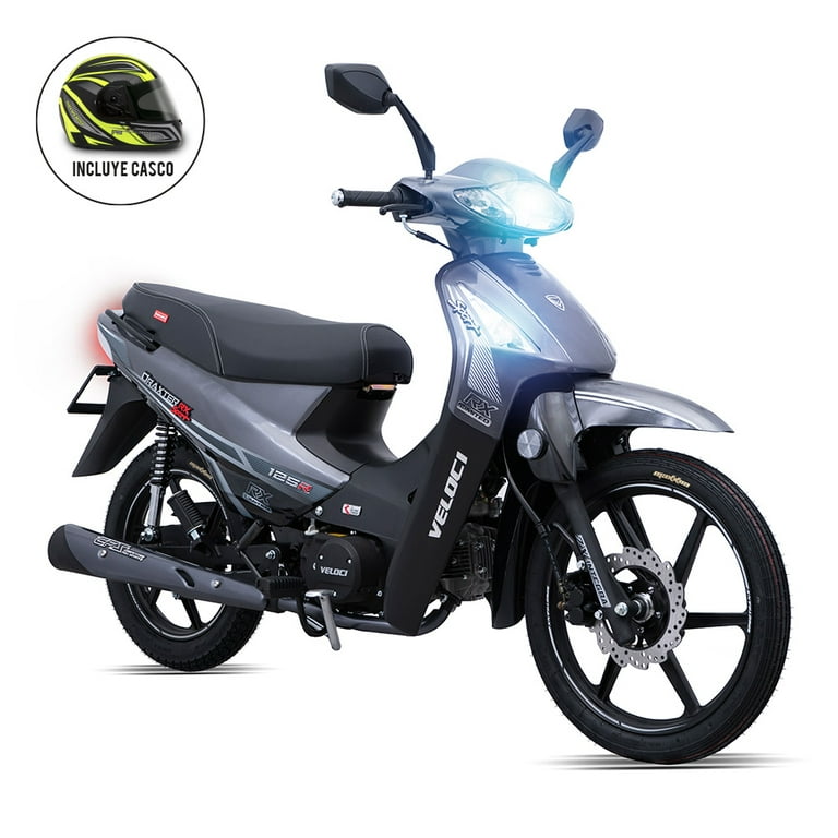 Motocicleta Veloci Draxter RX Sport Limited 125cc 2024 Plata Veloci Draxter RX Sport Limited 125cc 2024