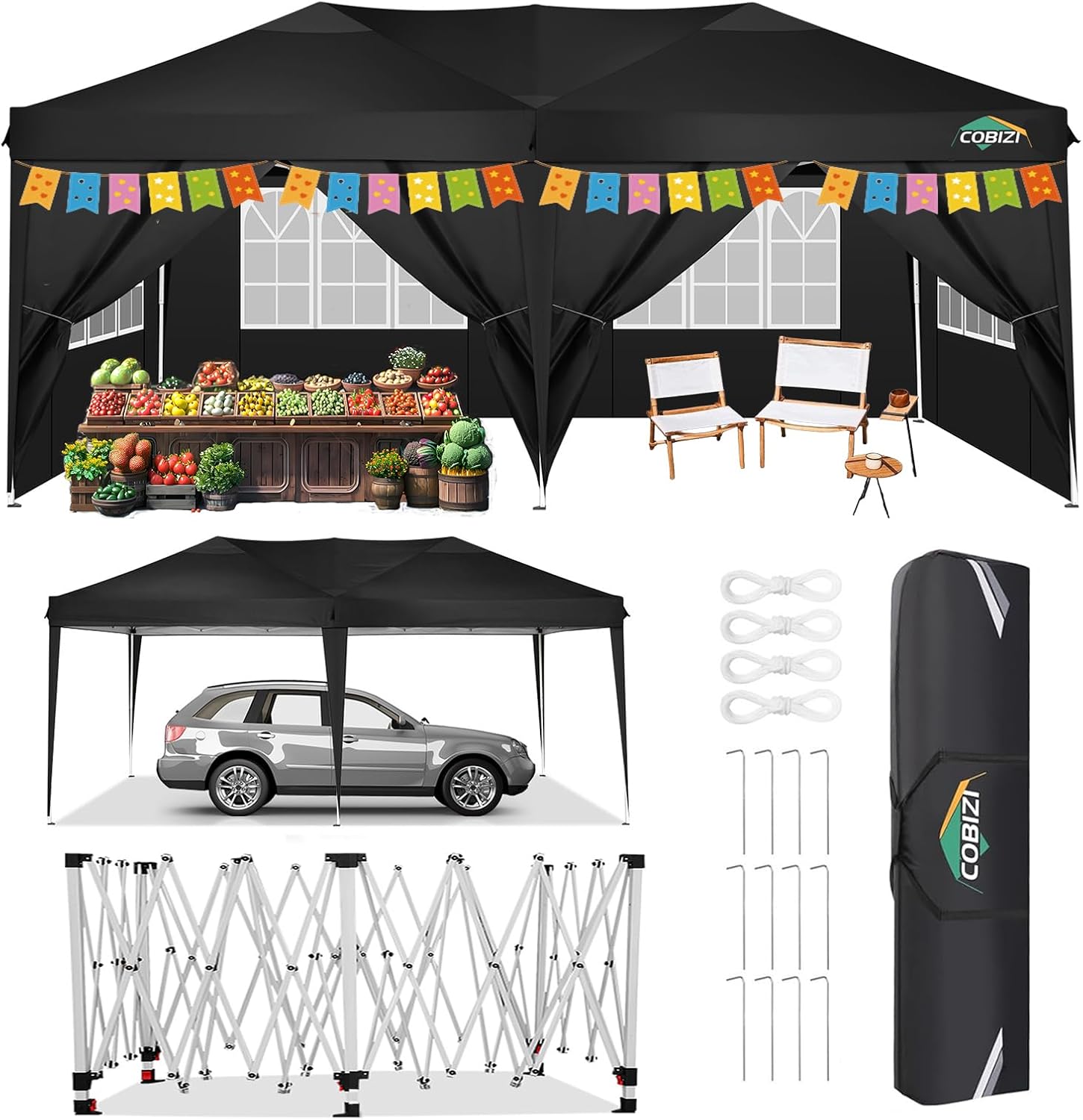 Tienda de campaña desplegable para Exteriores
