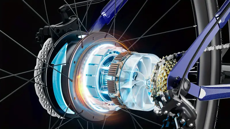 eléctrica plegable adultos 500W eléctrica de montaña 26 20MPH s eléctricas adultos con batería extraíble de 48V, 50 , 21 velocidades y amortiguador de / detalles 2