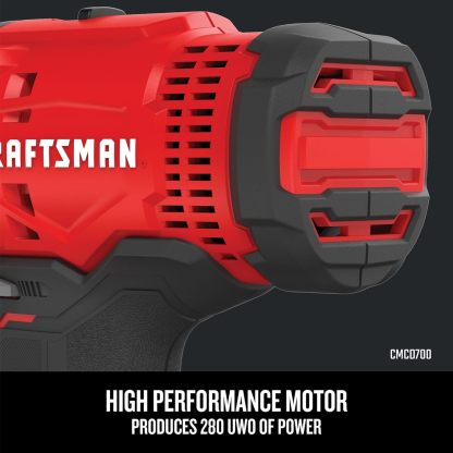CRAFTSMAN Kit de Herramientas 20V Inalambricas con Taladro Atornillador y Atornilladro de Impacto con 2 Baterías CMCK200C2