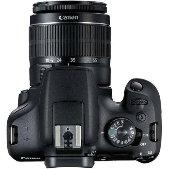 Canon EOS 2000D / Rebel T7 Cámara DSLR + Lente de 18-55 mm, Paquete de inicio de filtros de 58 mm Canon 2727C002AA_EDI_3