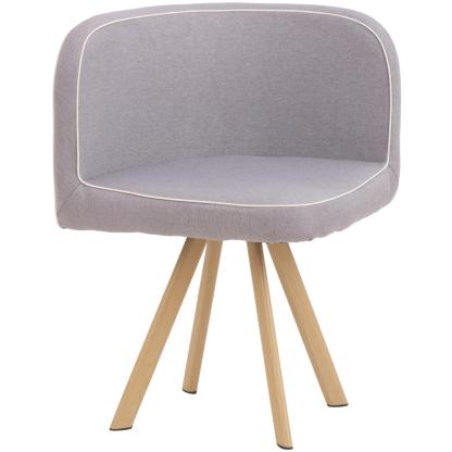 Comedor Graph 4 Sillas Mesa Rectangular 100x100x75 cm Natural/Transparente