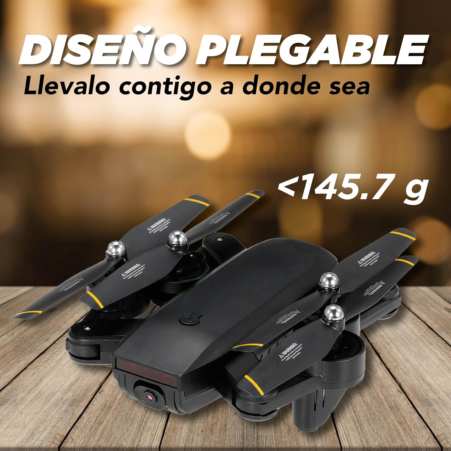 Binden - Drone Profesional B19 EIS, Cámara 2K, Sensor de Flujo Óptico, GPS, Barómetro, Quadcopter con Control Remoto, Funciones Inteligentes, 21 minutos de Vuelo - Gris Claro