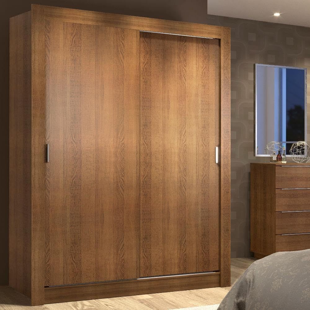 Madesa Ropero Closet con 2 Puertas Denver - Marrón