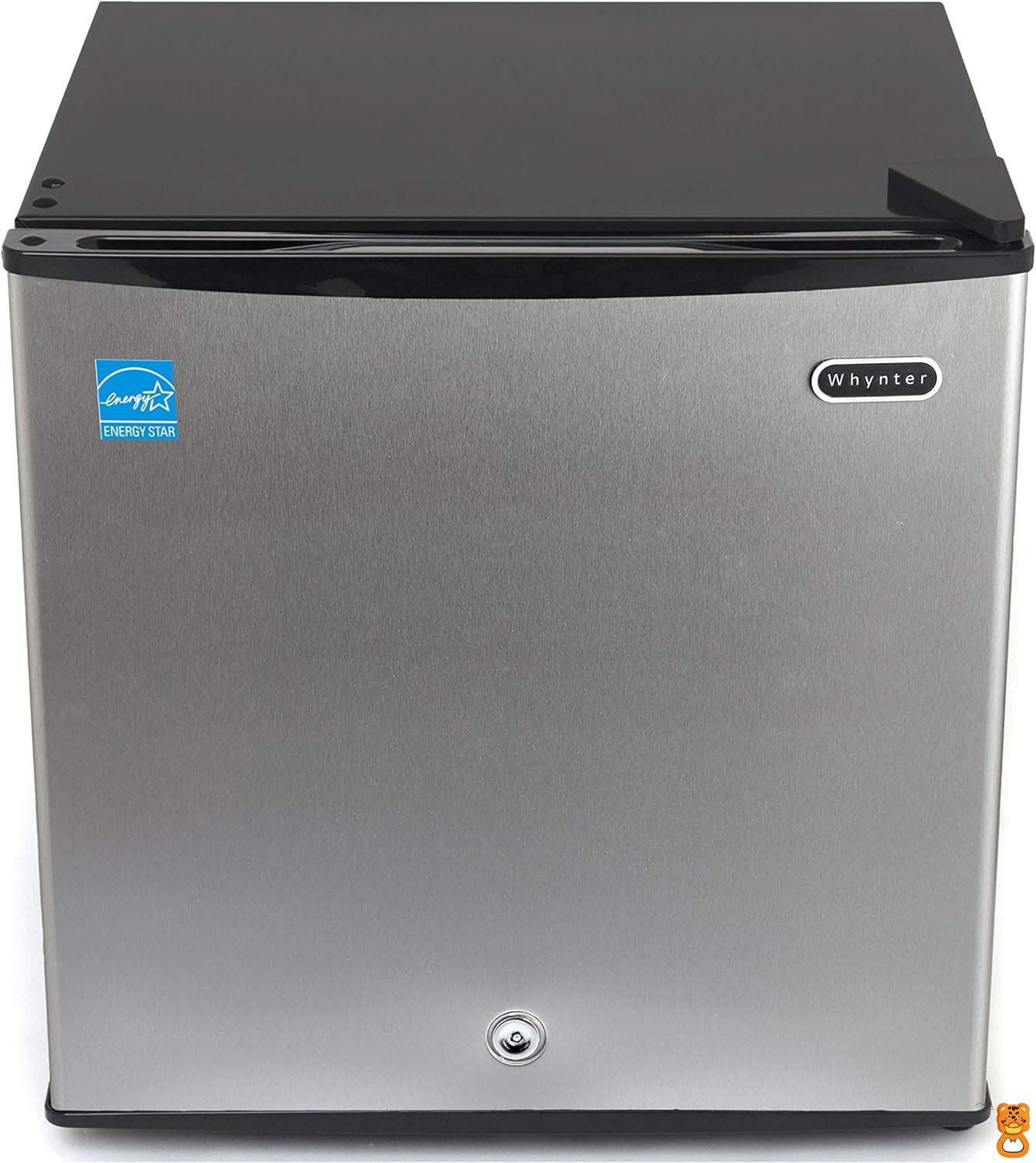 Whynter CUF-110B Energy Star Congelador vertical de 1.1 pies cúbicos con cerradura, negro  