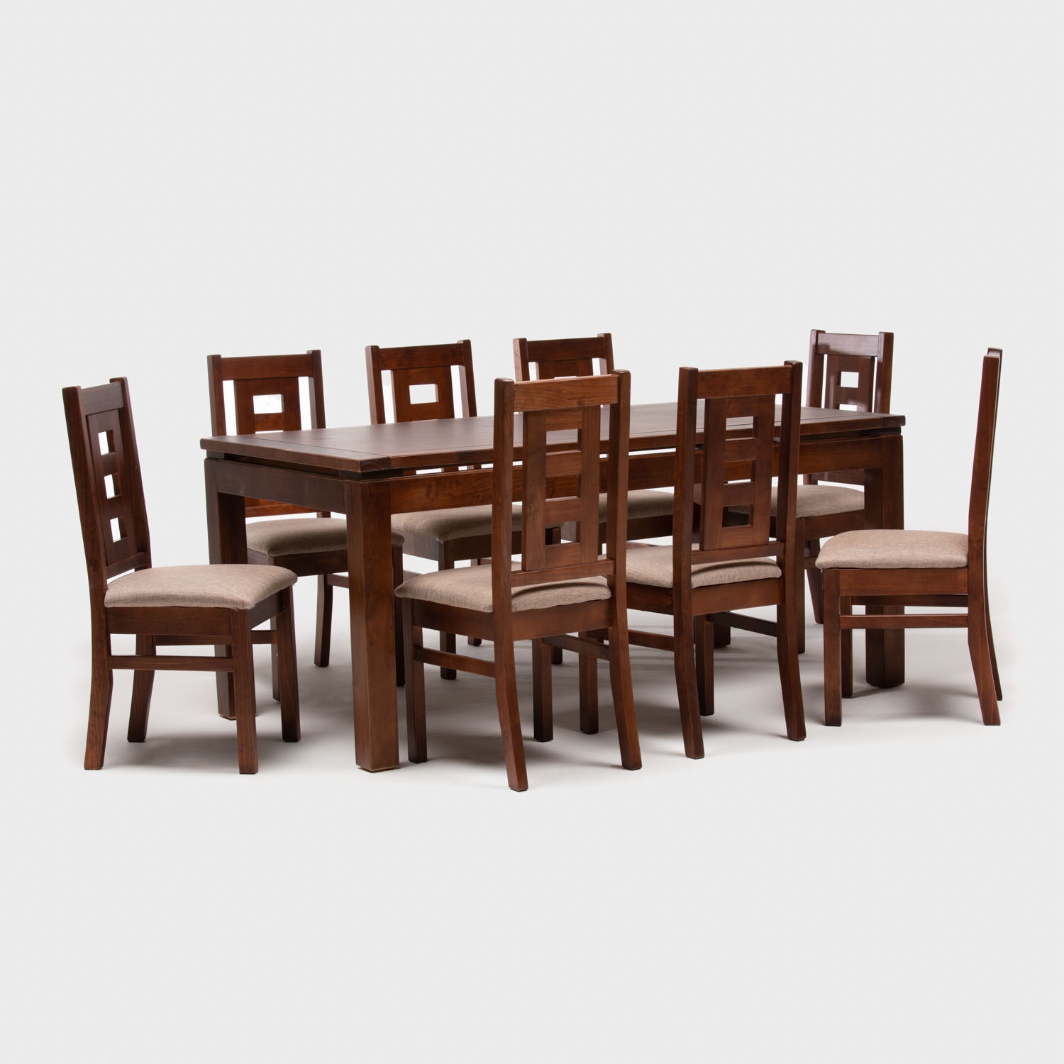 Juego De Comedor Roma Rectangular 8 Sillas Dagon