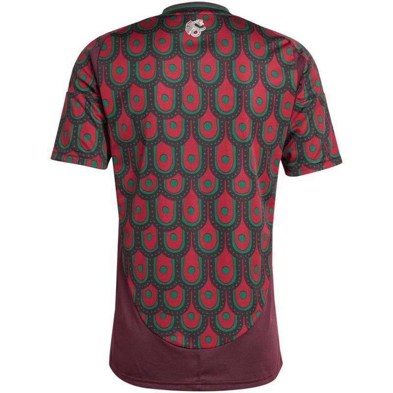 Jersey Playera Adidas de La Seleccion Nacional de Mexico Visitante Tinto Para Hombre（conjunto de 3 piezas）