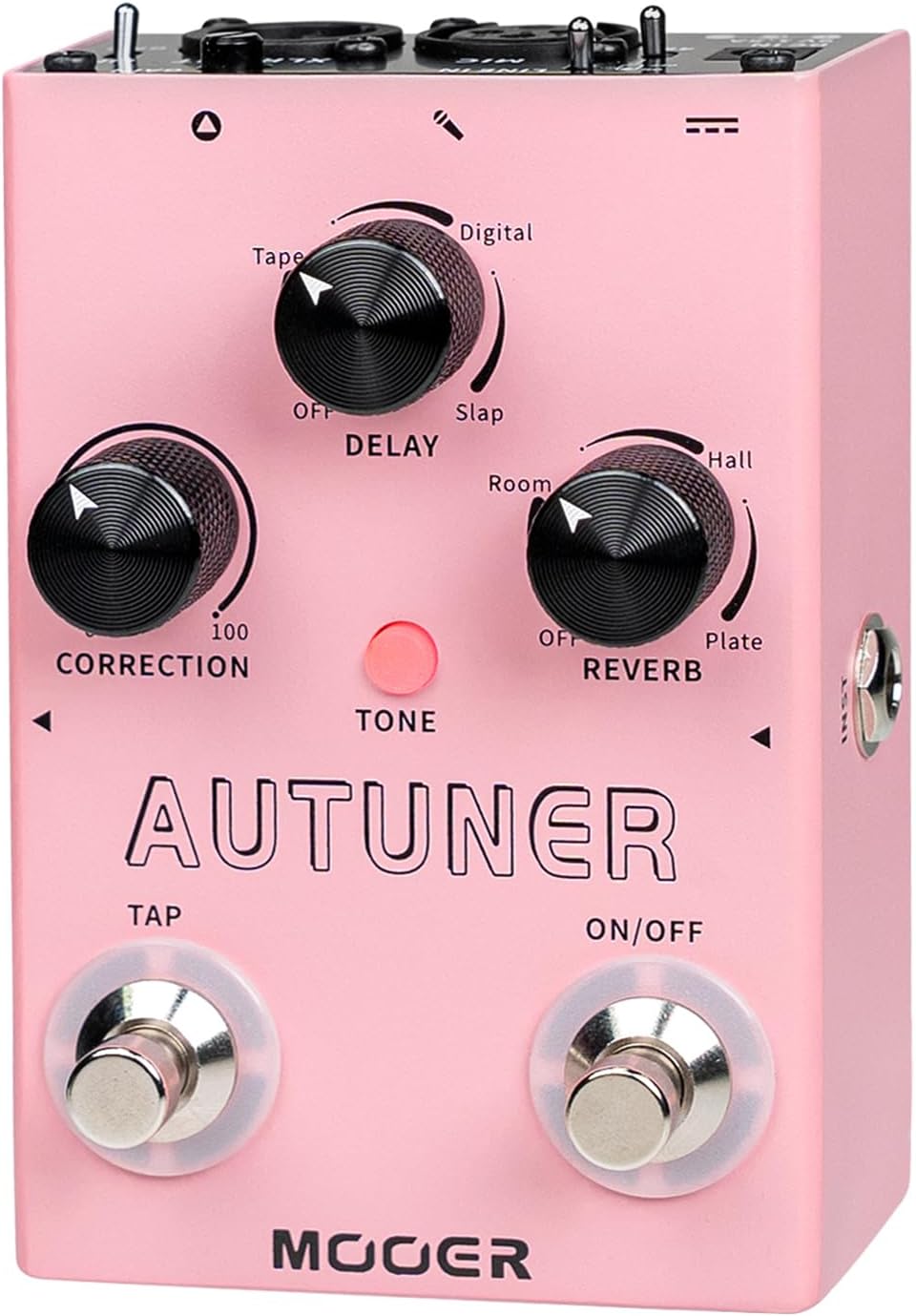 MOOER Harmonier - Procesador de efectos vocales para guitarra, pedal vocal, micrófono para grabación de transmisión en vivo (MVP2)