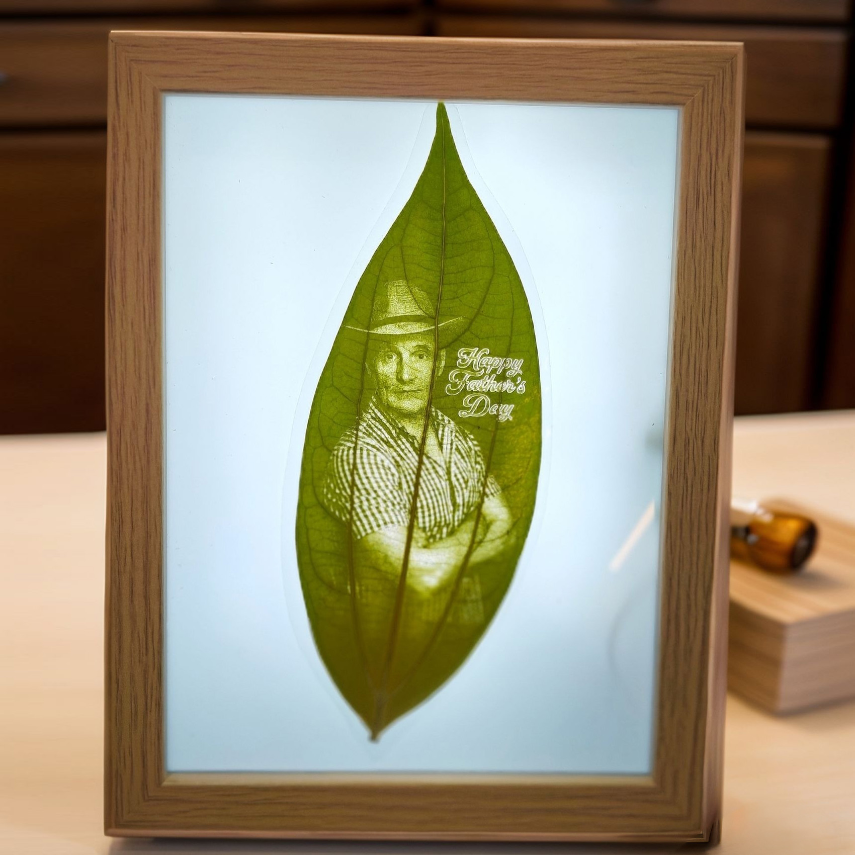 Leaf Photo Frame Personalized Photo Gifts For Family FHC51103