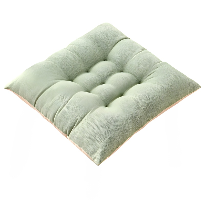 Cotton and linen thickened seat cushion