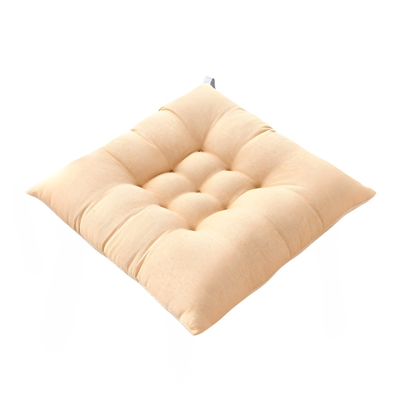 Cotton and linen thickened seat cushion