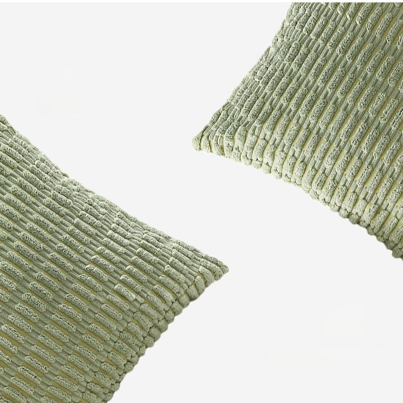 Home Corduroy Sofa Pillow Cover