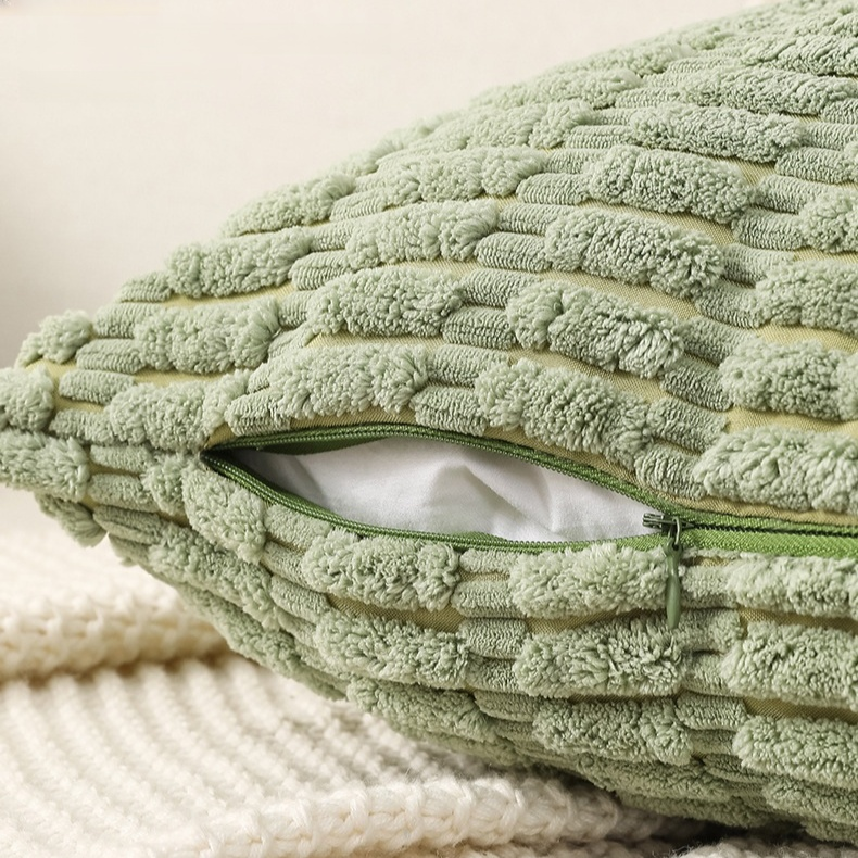 Home Corduroy Sofa Pillow Cover