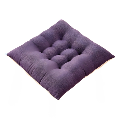 Cotton and linen thickened seat cushion