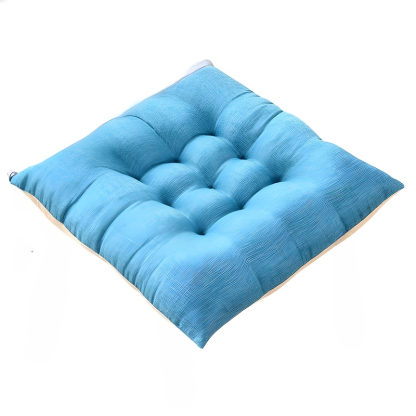 Cotton and linen thickened seat cushion
