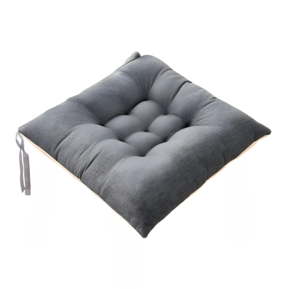 Cotton and linen thickened seat cushion
