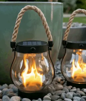 🔥 Solar Garden Lanterns – No Wiring, Auto-On at Dusk! Last Chance Before They're Gone!
