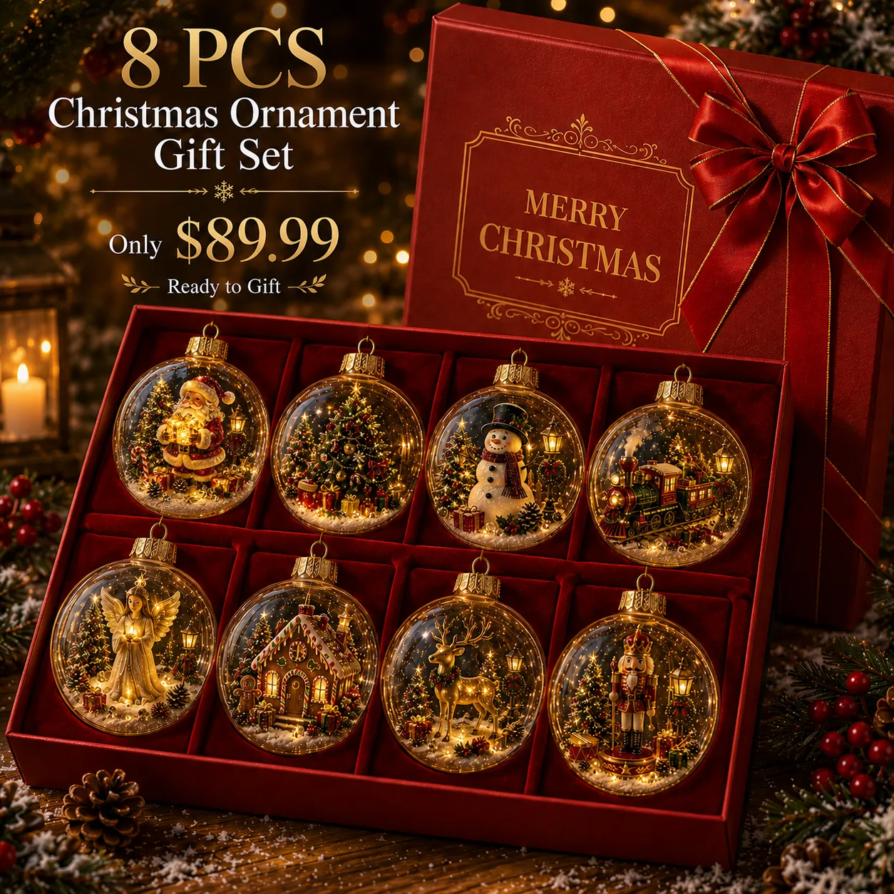 🔥 LIMITED-TIME 50% OFF — ✨🎄 Magical Light-Up Christmas Ornament