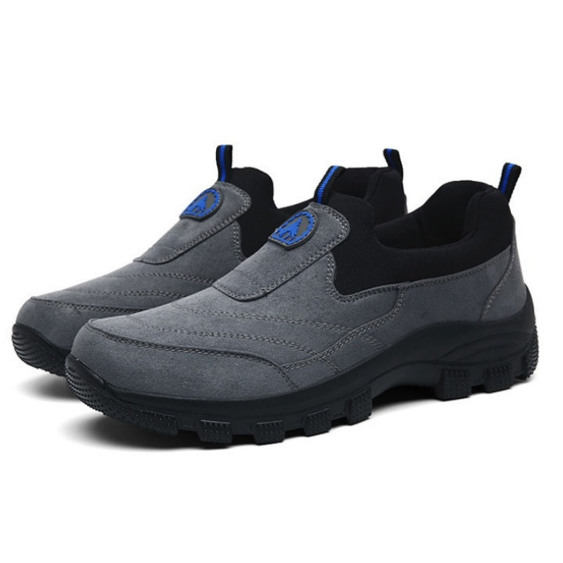 Men’s Orthotic Athletic Shoes – Arch Support, Wide Toe Box, Easy Slip-On, Lightweight, Non-Slip Outdoor Design