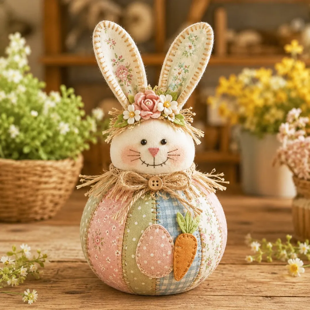 🎄Patchwork Fabric Doll DIY Kit
