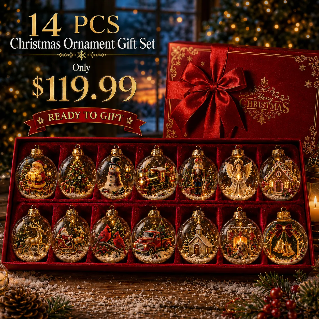 🔥 LIMITED-TIME 50% OFF — ✨🎄 Magical Light-Up Christmas Ornament