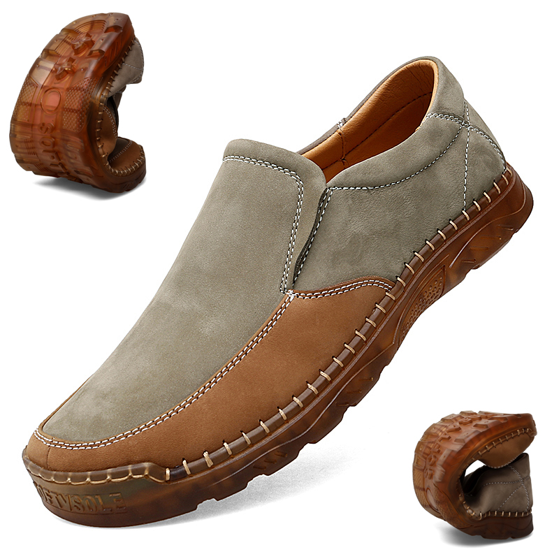 ⏰ Clearance Sale – 60% OFF 🔥Men’s Luxury Leather Loafers – Comfortable Walking Shoes with Arch Support, Business Casual Slip-On Dress Shoes