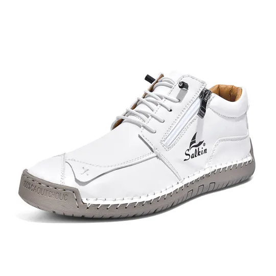 🔥Last day for 70% off 🔥Women's Orthopedic Casual Leather Boots - Wide Toe, Arch Support, Waterproof, Pressure Relief for Everyday & Travel