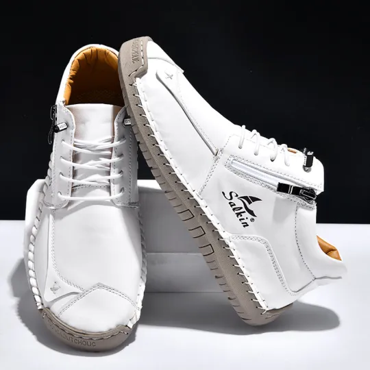 🔥Last day for 70% off 🔥Women's Orthopedic Casual Leather Boots - Wide Toe, Arch Support, Waterproof, Pressure Relief for Everyday & Travel
