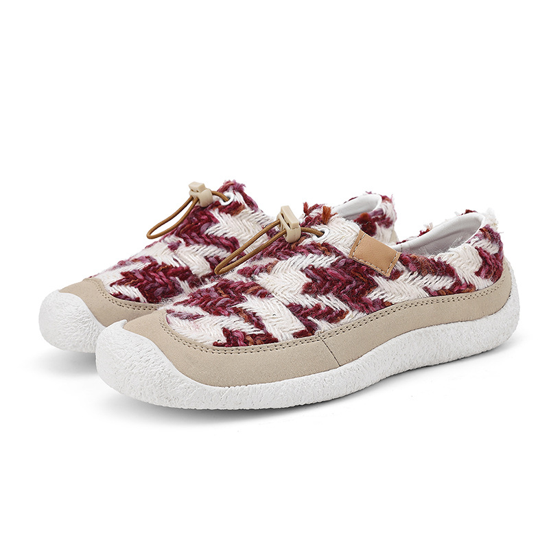 🔥🔥New product launched🔥🔥-Women's new style lamb hoof/bear paw design, flat, warm, outdoor fur-lined Birkenstock-style cotton shoes.