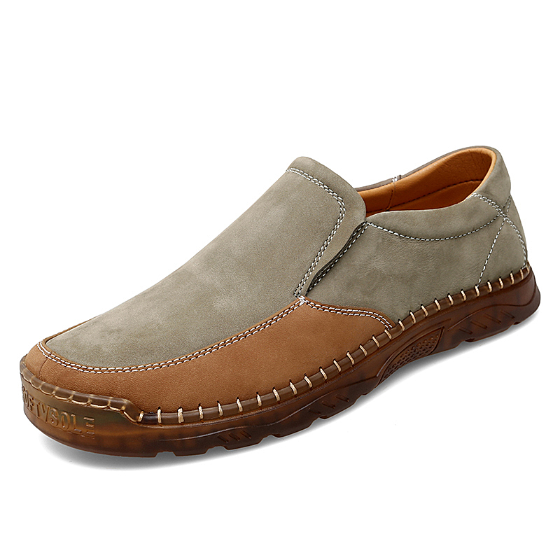 ⏰ Clearance Sale – 60% OFF 🔥Men’s Luxury Leather Loafers – Comfortable Walking Shoes with Arch Support, Business Casual Slip-On Dress Shoes
