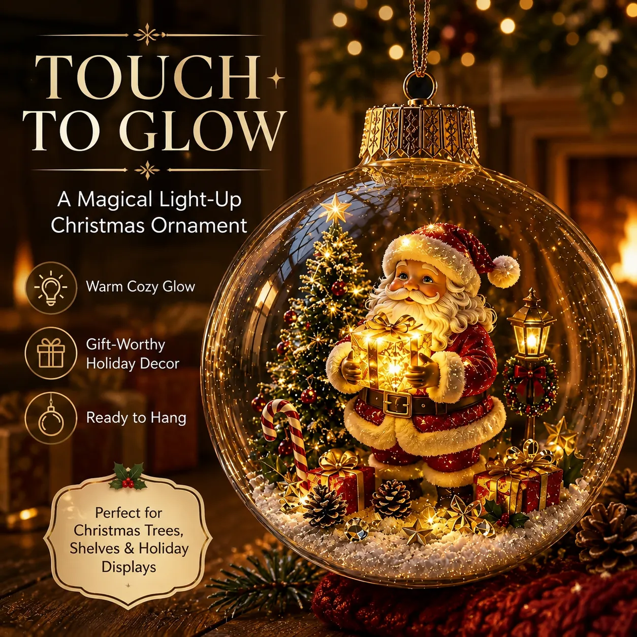 🔥 LIMITED-TIME 50% OFF — ✨🎄 Magical Light-Up Christmas Ornament