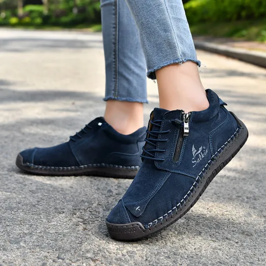🔥Last day for 70% off 🔥Women's Orthopedic Casual Leather Boots - Wide Toe, Arch Support, Waterproof, Pressure Relief for Everyday & Travel