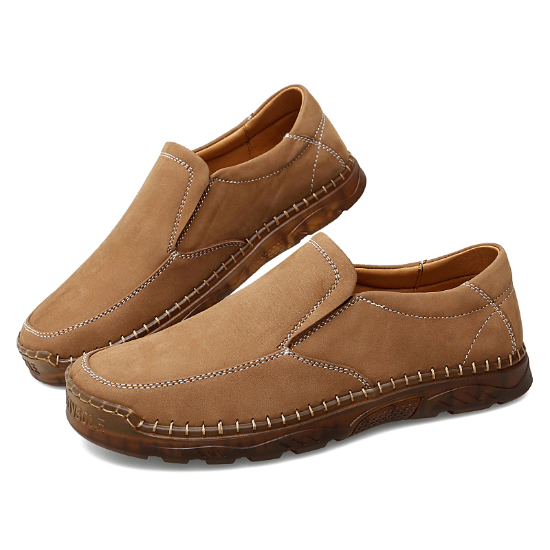 ⏰ Clearance Sale – 60% OFF 🔥Men’s Luxury Leather Loafers – Comfortable Walking Shoes with Arch Support, Business Casual Slip-On Dress Shoes
