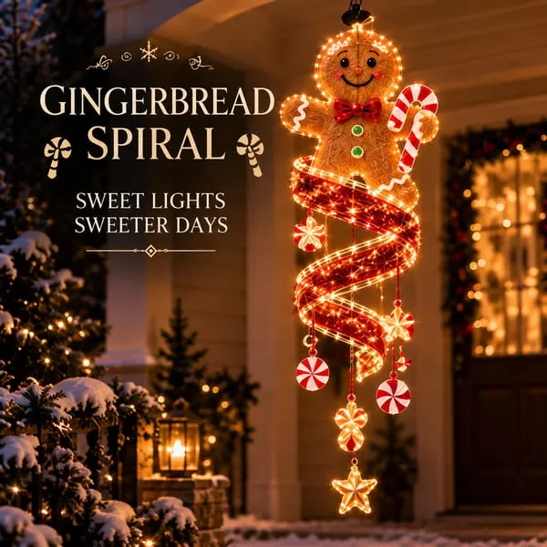 🎄Christmas Magic Spira Hanging LED Light Collection