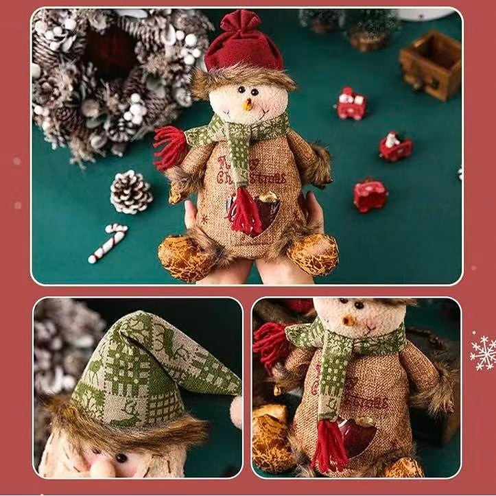 3pcs Christmas Gift Bags Zipper Design,Santa Claus & Reindeer Candy Bags, Apple Gift Bags for Christmas Eve, Holiday Party Decorations 2026 - $25.99 –P6