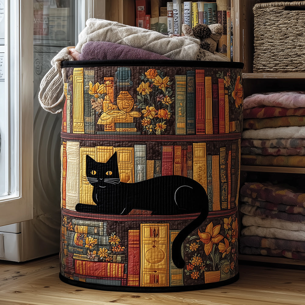 Cat Comfort Quilted Laundry Basket NCU0TH3108