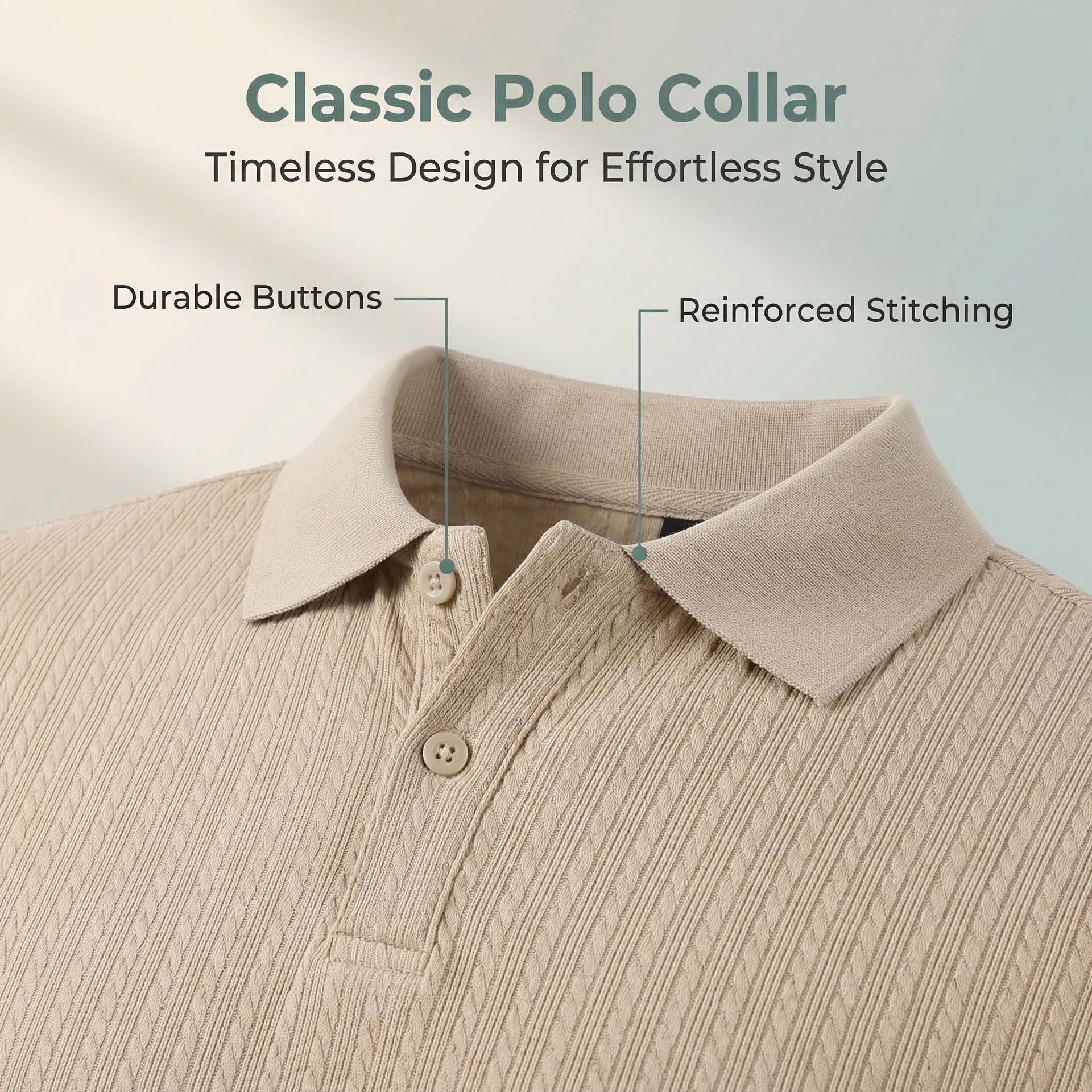 🔥New Arrival🔥Men’s Snake Textured Stretch Knit Polo Shirt