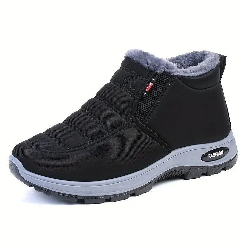 Warm Sheepskin-Lined Boots , Easy To Wear, Comfortable When Walking