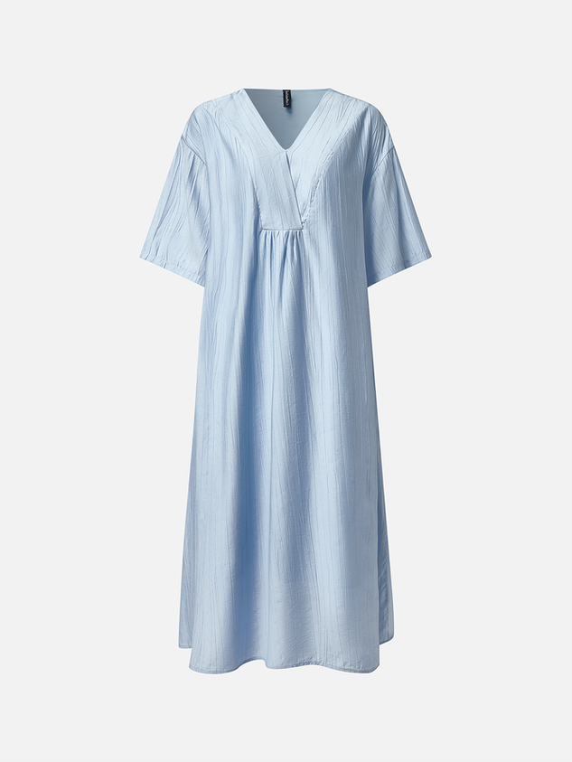 Vintage Plain Loose Dress